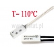 KSD9700; termostat 110°C; bimetaliczny; 5A/250V; NO