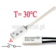 KSD9700; termostat 30°C; bimetaliczny; 5A/250V; NO