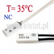 Termostat bimetaliczny; 35°C; 5A/250V; NC; KSD9700