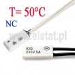Termostat bimetaliczny; 50°C; 5A/250V; NC; KSD9700
