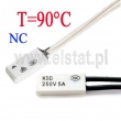 Termostat bimetaliczny; 90°C; 5A/250V; NC; KSD9700