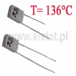 Bezpiecznik termiczny 1A  136°C  
