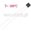Bezpiecznik termiczny 2A  100°C;  NC