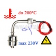 Sygnalizator poziomu wody; stal nierdzewna 316; do 200 °C; do 230V; NO lub NC