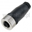 Złącze wtykowe Hirschmann; ELKA 4012; nakrętka metal; gwint M12x1mm; 933169100