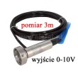Hydrostatyczna sonda do ścieków; zakres pomiaru do 3m; wyjście 0-10V; kabel 10m