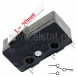 Łącznik krańcowy; styk przełączny; L=50mm; 3A/250V 