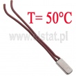 Termostat bimetalowy; 50°C; 6A/250V; NC
