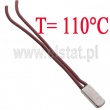 Termostat bimetalowy; 110°C; 6A/250V; NC
