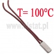 Termostat bimetalowy; 100°C; 6A/250V; NC