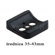 Uszczelka GSAZ35/43 NBR; profilowana; do średnicy 35-43mm