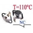 Wyłącznik bimetalowy 110 st.C; 16A/250VAC; NC; wyprowadzenia pionowe